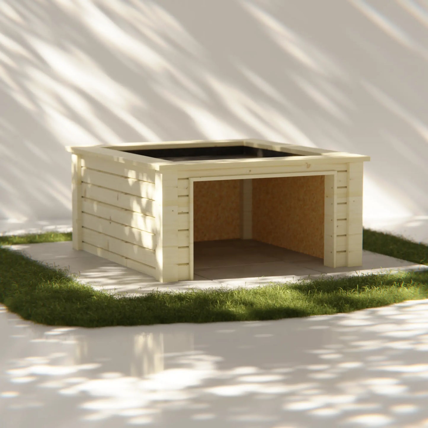 Plantable Robotic Lawn Mower Garage - Länghem