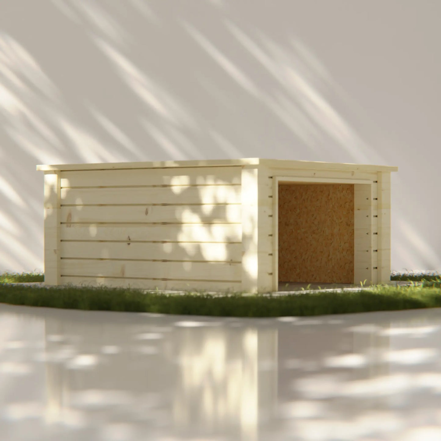 Plantable Robotic Lawn Mower Garage - Länghem