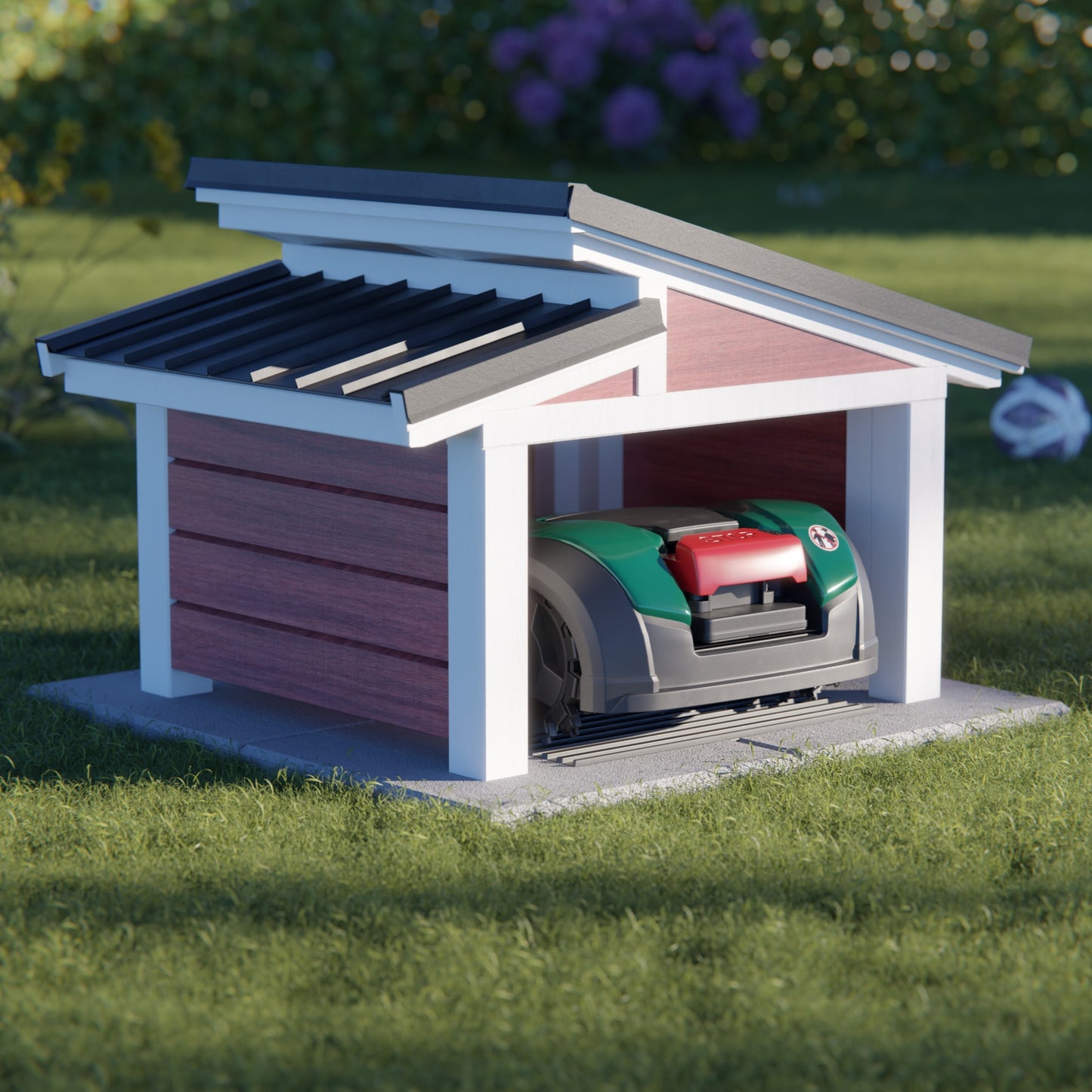 Robotic Lawn Mower Garage - Månstad