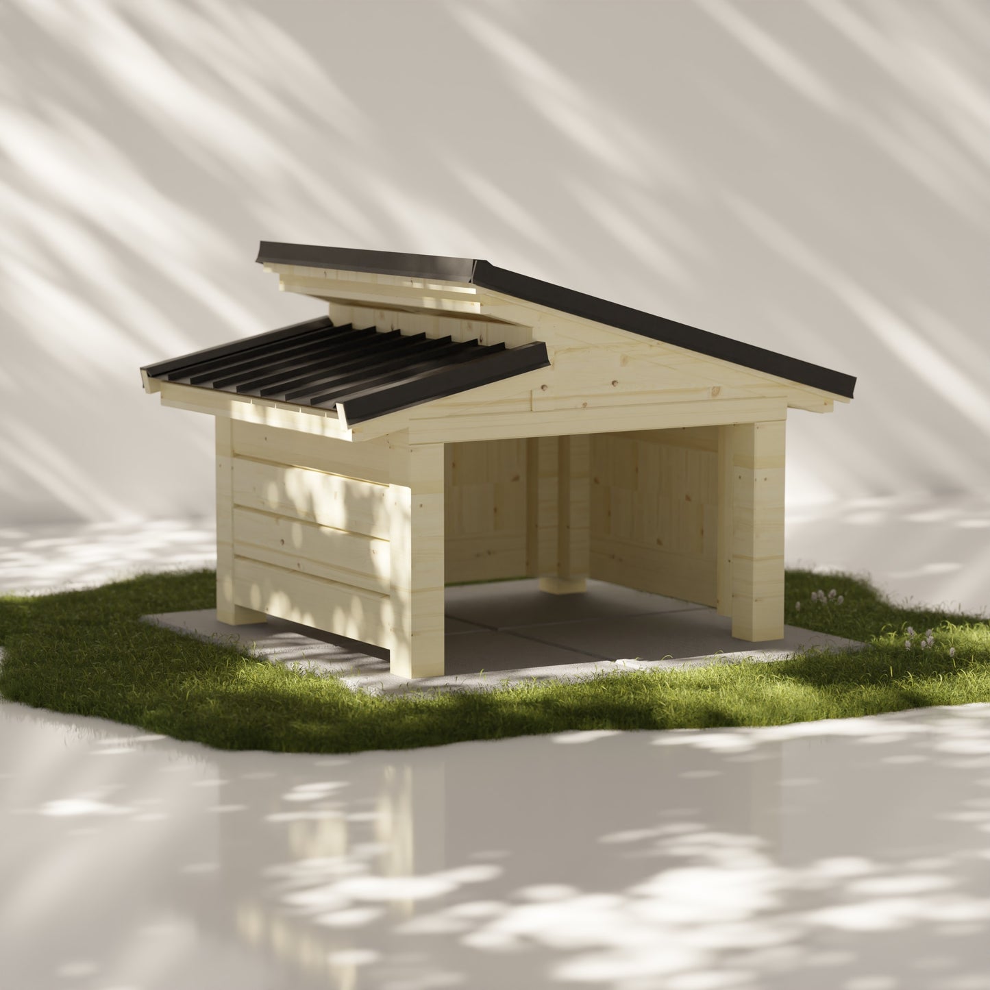 Robotic Lawn Mower Garage - Månstad