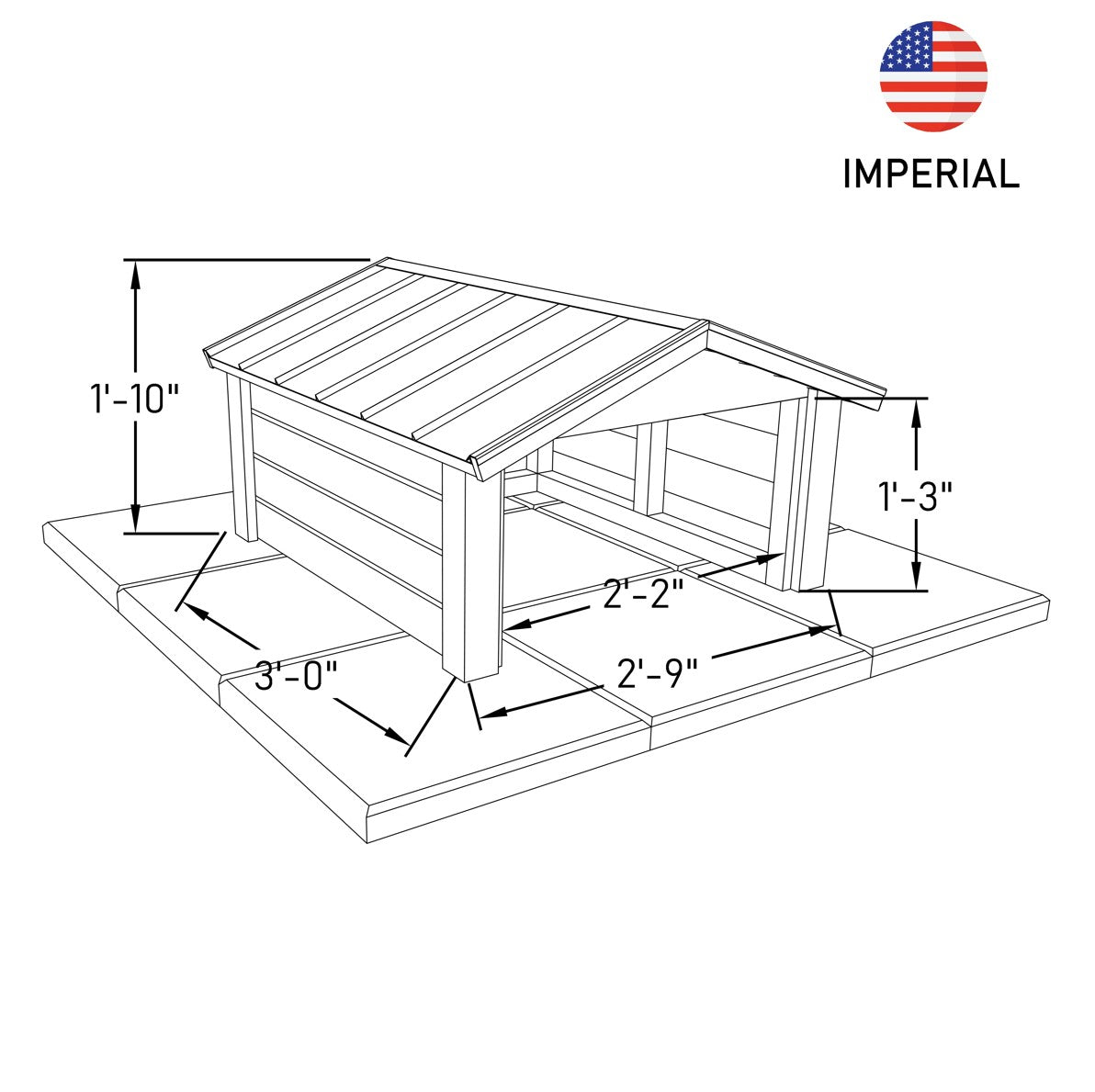 Robotic Lawn Mower Garage - Limmared