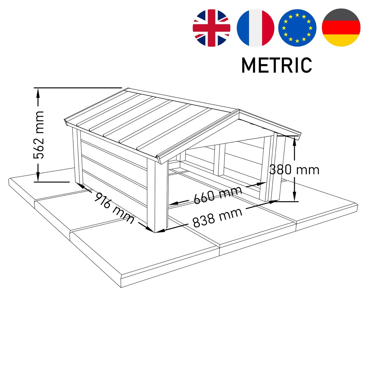 Robotic Lawn Mower Garage - Limmared