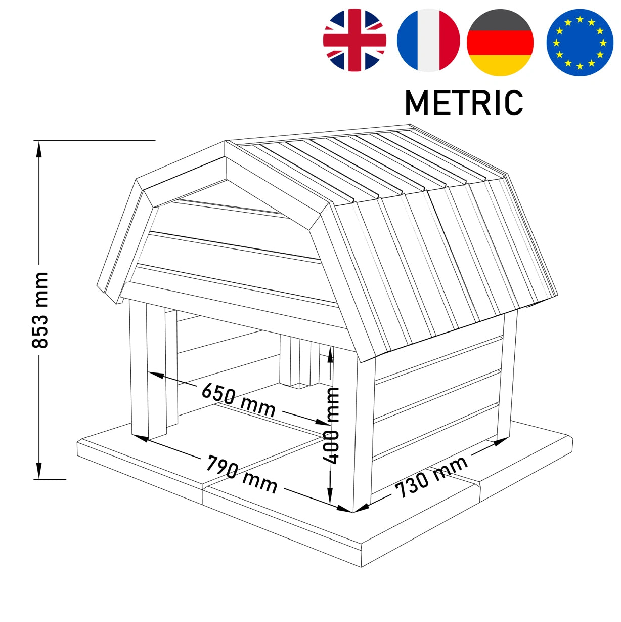 Robotic Lawn Mower Garage - Ingestorp