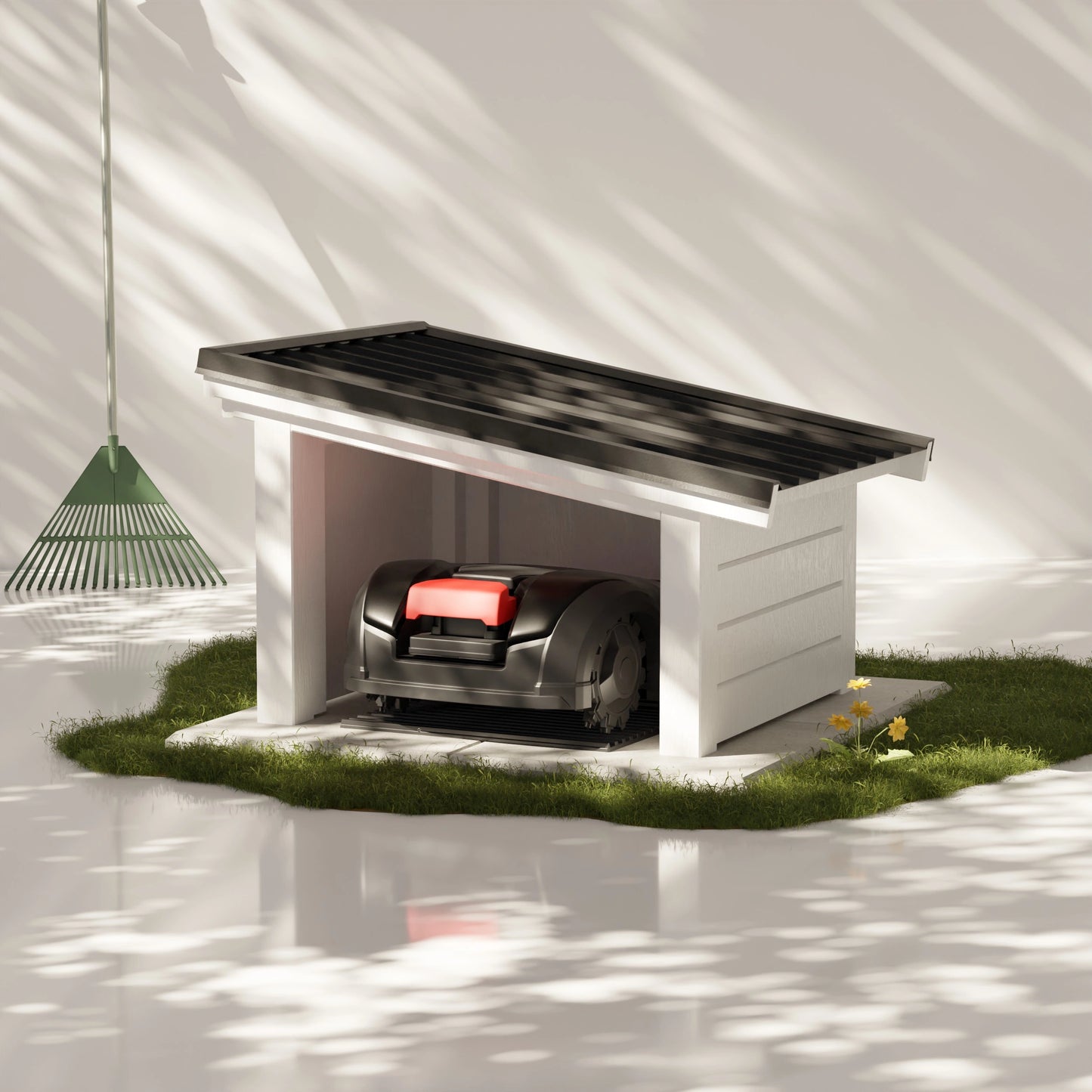 Robotic Lawn Mower Garage - Tranemo