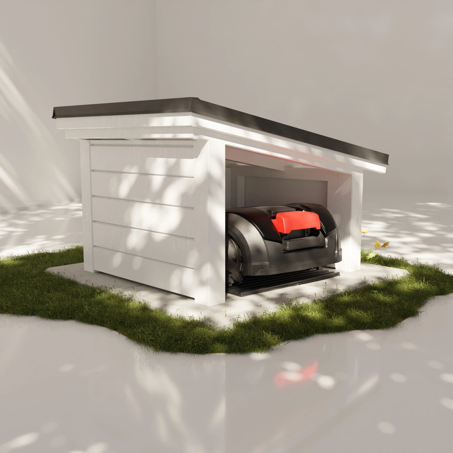 Robotic Lawn Mower Garage - Tranemo